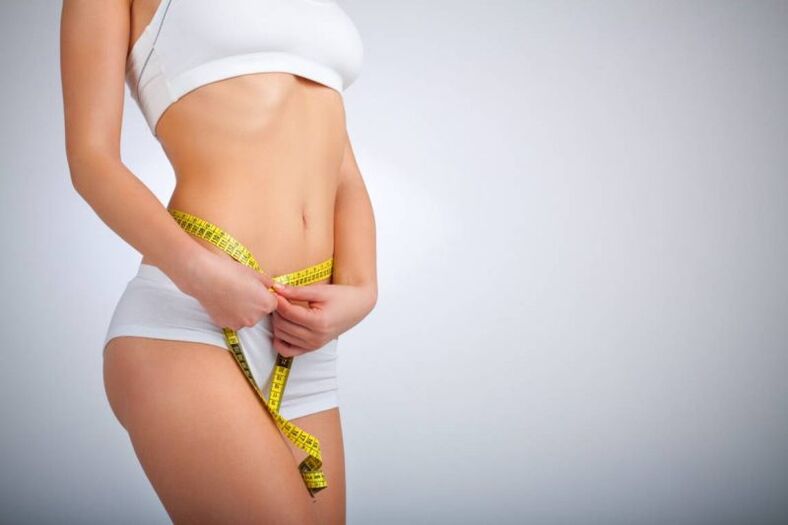 medir a cintura durante unha dieta de rego